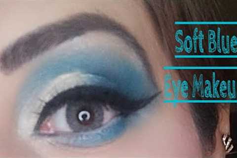 How Do Silver nd  Soft Blue Eye Makeup....Blue Eye Makeup Tutorial....