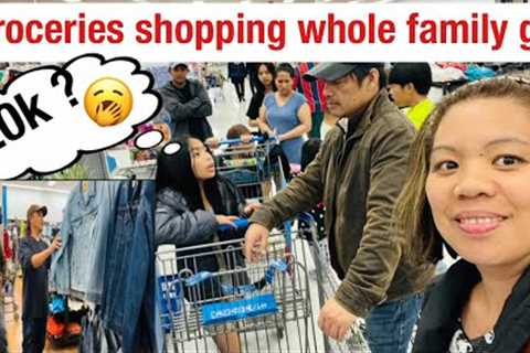 GROCERY SHOPPING in Calgary 🇨🇦TWO FAMILY and my brother surprised for the price $|sarah buyucan