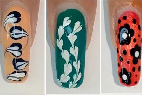 Easy nail art designs at home 🏡 !! New nail ideas !! #easynailart #nailart #viralvideo