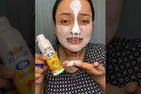 Fevicol in Face 😱🤯 Peel Off Makeup😳🤯😱😢 #shorts #trendinghacks #viralshorts #viralhacks #short ..