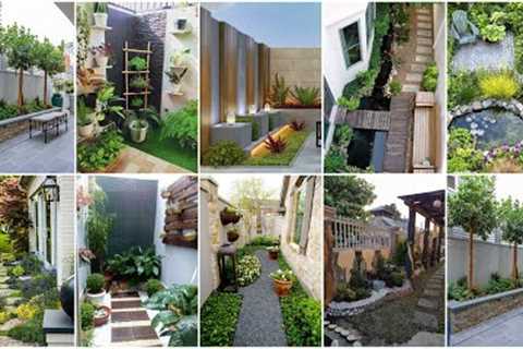 100+ Garden Landscaping Design Ideas! Landscape with Fence Garden Ideas