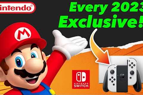 Every CONFIRMED 2023 Nintendo Switch Exclusive Game
