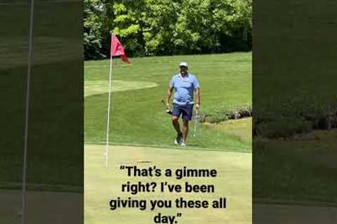 Gimme or no gimme? Tag your generous friend and tag your stingy friend #golfing #golf