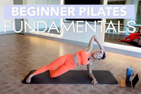 Learn The PILATES BASICS HERE! Pilates Mat Workout for Beginners No Equipment 20 Mins