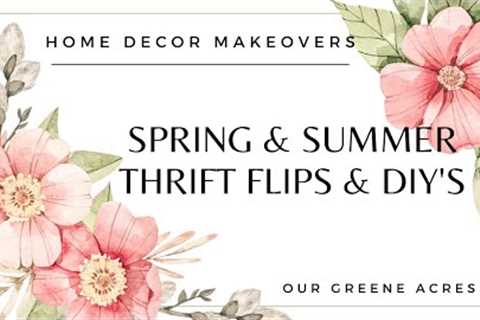 DIY PROJECTS TO TRANSFORM THRIFTED ITEMS! RUSTIC FARMHOUSE SHABBY STYLE