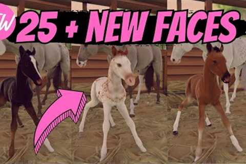 COLLECTING THE NEW HEAD MARKINGS ON RIVAL STARS HORSE RACING / BREEDING 25+ NEW HEAD MARKINGS!