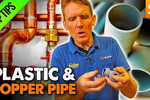 How to Join Copper &amp; Plastic Pipe Plumbing Tutorial