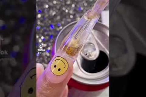 OMG: Coca Cola inside my Nail #shorts #nails
