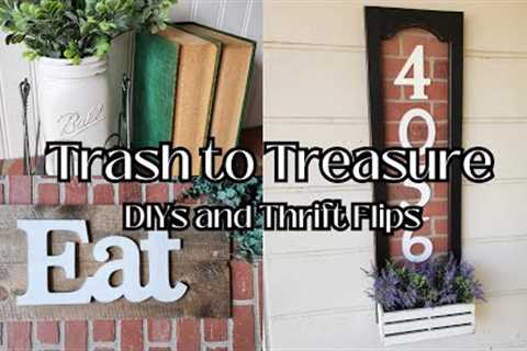Trash To Treasure Thrift Flips and DIYs | Farmhouse Inspired DIY Projects