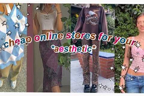 cheap online stores for your aesthetic 2020 (indie,alt,soft girl &amp; more...)
