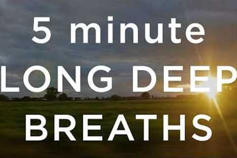 5 Minute Long Deep Breaths
