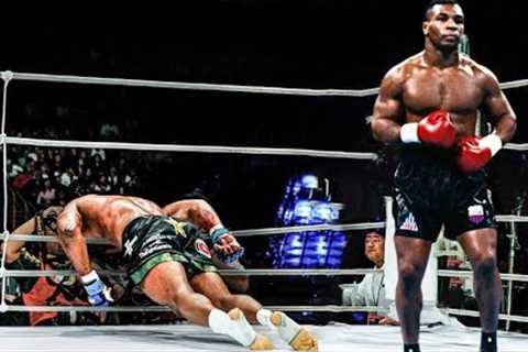 When Boxers are Knocked Out of the Ring and Collapse Through The Ropes