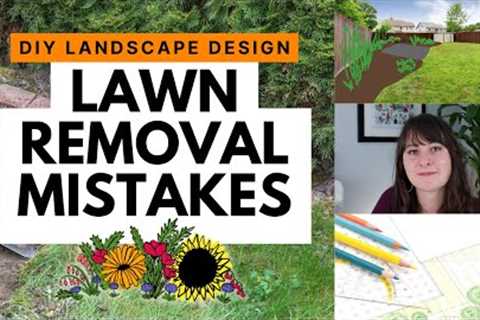 Reducing Lawn WITHOUT Increasing Maintenance ~ DIY Lawn Free Landscape Design Tips for Beginners