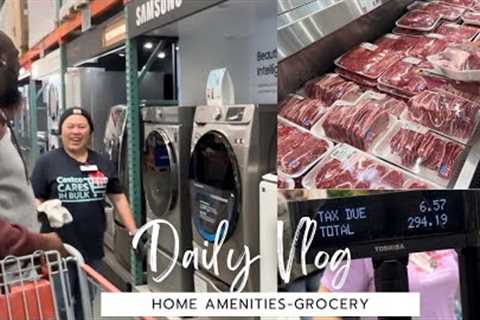 VLOG- LETS SHOP || COSTCO|| NEW HOME AMENITIES || GROCERY DEALS AND MORE!!