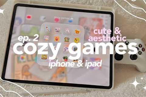 cozy games for mobile 🍓☁️ | 11 cute &amp; aesthetic mobile games for iphone &amp; ipad.