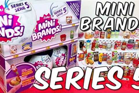 MINI BRANDS SERIES 5 TOY UNBOXING | 5 SURPRISE ZURU TOYS | Opening Last Balls!