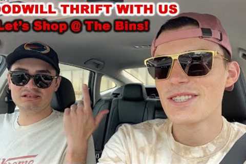 Let's Shop The Bins!! Thrift With Us at the Goodwill Outlet!
