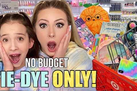NO BUDGET TIE-DYE ONLY SHOPPING CHALLENGE! 😱