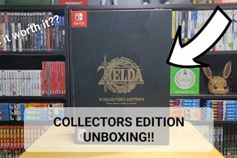 Unboxing The Legend of Zelda: Tears of The Kingdom Collectors Edition!