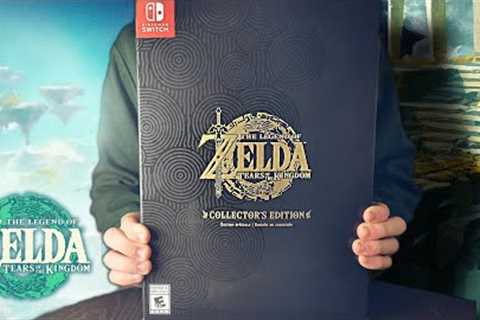 The Legend of Zelda: Tears of the Kingdom Collector's Edition Unboxing &amp; Gameplay