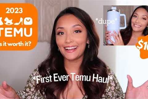 My Very First Temu Haul 2023 *UNBOXING &amp; HONEST REVIEW* Is Temu Worth it?