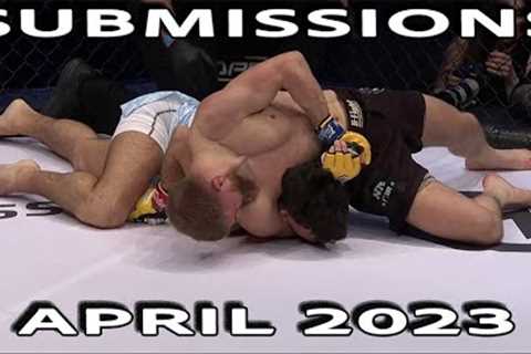 MMA submissions for April 2023