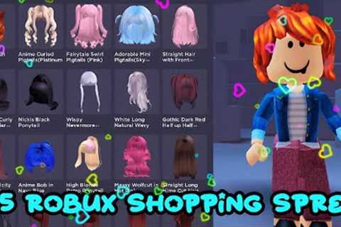 55 robux shopping spree-😍🤑😝