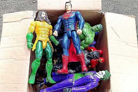 UNBOXING SUPERHERO AVENGERS,,SPIDER-MAN,HULK SMASH, FLASH,IRONMAN,SUPERMAN,CAPTAIN AMERICA,THANOS