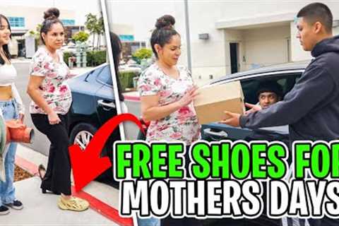 WE GAVE A MOM FREE SHOES FOR MOTHERS DAY!