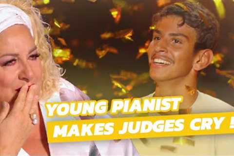 EMOTIONAL AUDITION! young piano prodigy makes the Judges CRY and gets the GOLDEN BUZZER – FGT 2022