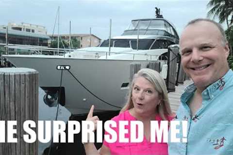 We check out a Liveaboard Hatteras 53 | Boating Journey