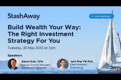 Build Wealth your way: The Right Investment Strategy For You