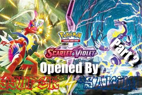 Unboxing 4 Packs of Pokemon Scarlet and Violet Part 2