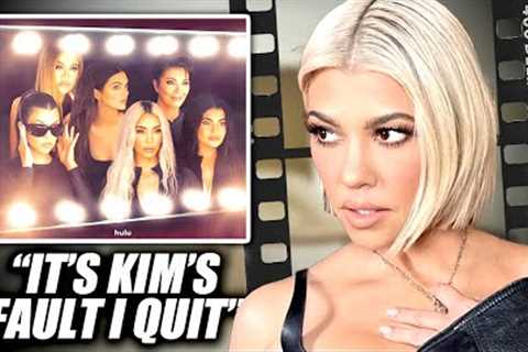 Kourtney Kardashian Finally QUITS The Kardashians TV Show