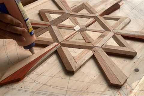 Make Effective Use Of Waste Wood Resources // Unique And Beautiful Design Coffee Table