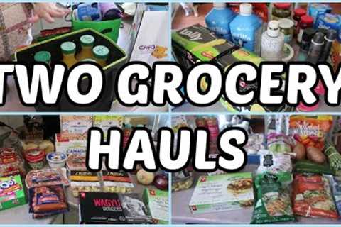 TWO GROCERY HAULS - STOCK UP - SALES &amp; WEEKLY PRODUCE SHOP