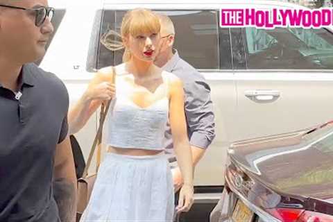 Taylor Swift Hits The Studio Solo Amid Backlash From Fans Over Dating Matty Healy In New York, NY