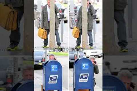 Celebrities hiding from paparazzi