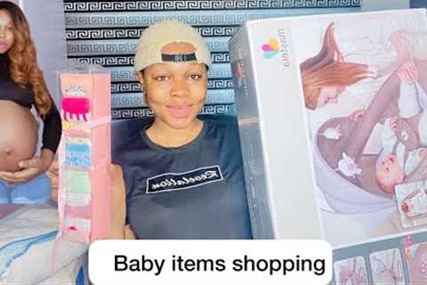 First time mum Baby items shopping I preparing for newborn #vlog