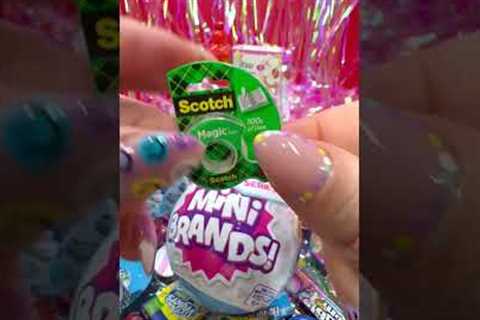 Mini Brands Series 4 Unboxing ASMR Satisfying Video #shorts #minibrands