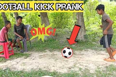 Fake football Kick Prank Video | Football Scary Prank #inbersibanivlogs