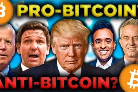 Which 2024 US Presidential Candidates are PRO-BITCOIN? (TRUMP vs DESANTIS)