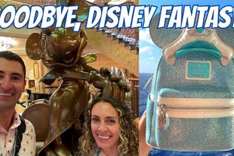 Disembarkation Day on the Disney Fantasy and Merch Haul! | Silver Anniversary at Sea Day 8