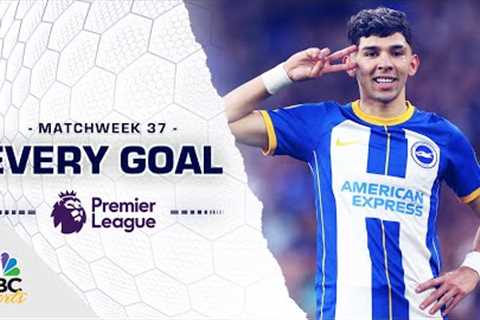 Every Premier League goal from Matchweek 37 (2022-23) | NBC Sports