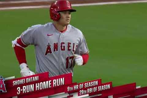 456 FEET! Shohei Ohtani DESTROYS a 3-run homer for the Angels!