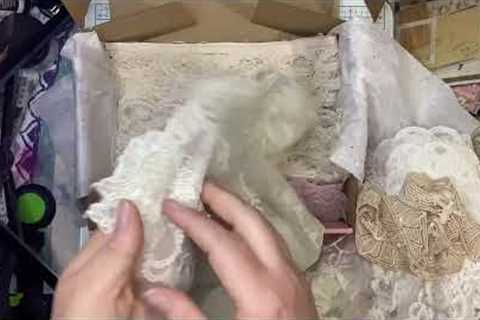 My First Candy Box unboxing!! amazing lace trims and appliqués!
