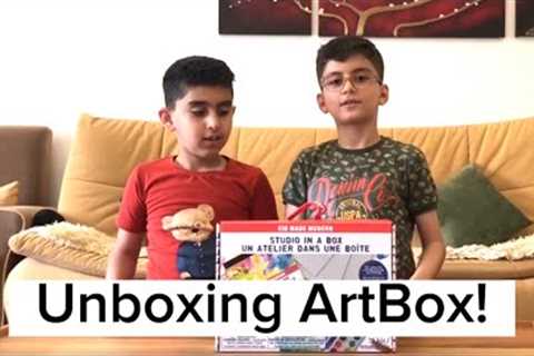 Unboxing ARTBOX with my Cousin #Rasanyoutuber