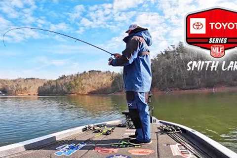 Bass Fishing SMITH LAKE, AL For BIG Spotted Bass! (DAMIKI FISHING)