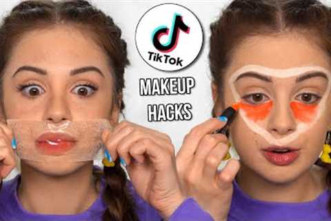 Testing VIRAL TIKTOK MAKEUP HACKS - Part 3