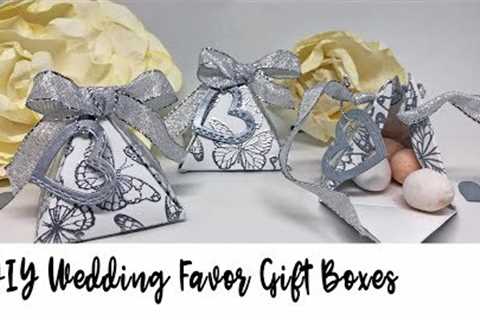 DIY Wedding Favor Gift Boxes *